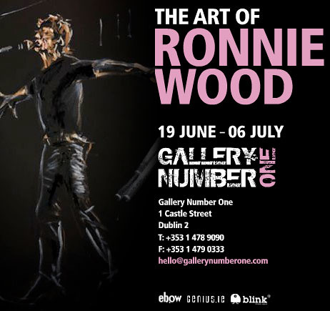 Ronnie Woods Art Invite