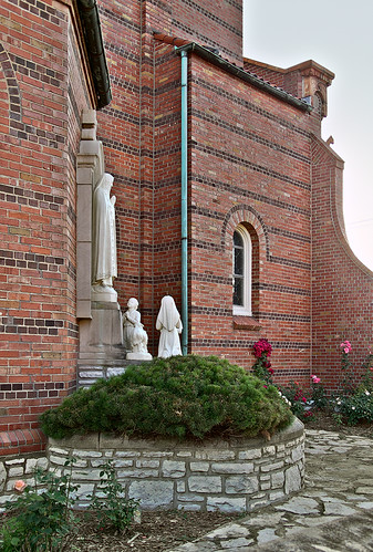 Saint George Roman Catholic Church, in Affton (Gardenville), Missouri, USA - Fatima garden
