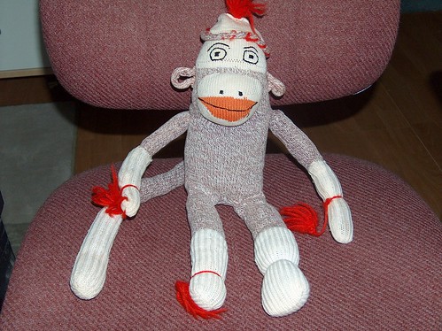 Sock Monkey Body - circa 1960