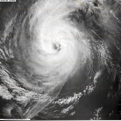 Hurricane Norbert at 2045Z on Oct 10, 2008