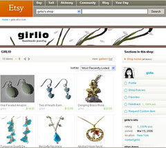 girlio etsy shop jewelry