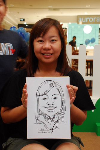 caricature live sketching for West Coast Plaza day 1 - 29