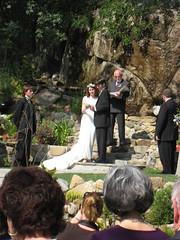 Saul and Ciera During Ceremony