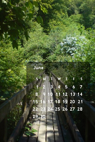 June's calendar (for iPhone)
