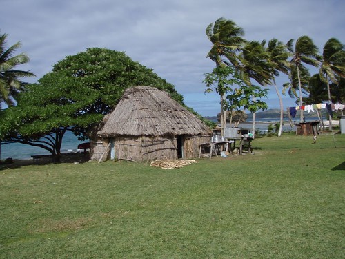 Traditional home.  Tamasua village, Yasawa Island
