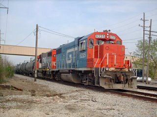 Westbound Canadian National unit tank train. Hawthorne Junction. Chicago / Cicero Illinois. May 2007.