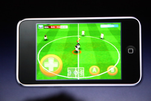iPod juego de Fútbol
