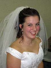 allison is a happy bride
