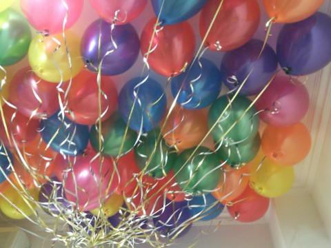 空飄氣球，混合色100顆 by dod_balloon