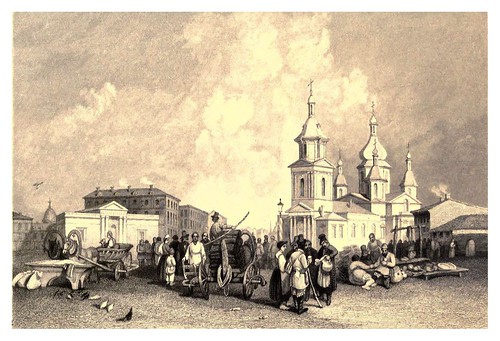 010-Mercadoen San Petersburgo-A journey to St. Petersburg and Moscow 1836- Ritchie Leitch