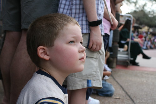 Watching the parade