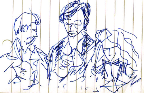 sketch of bill callahan at the mohawk