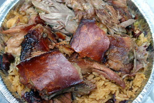 Pulled Pork with Rice & Beans
