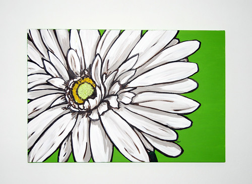Kati Walker Art white daisy