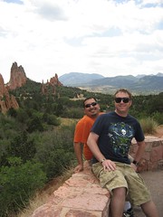 James and Tim at Garden of the Gods. (07/04/2008)