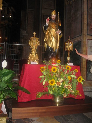 Statua di Sant'Agostino e reliquie... dans immagini buon...notte, giorno