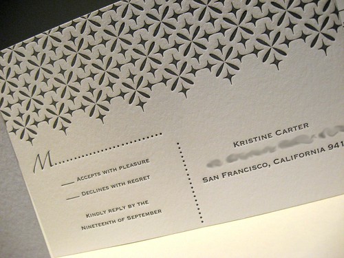 Rsvp wedding invitation size