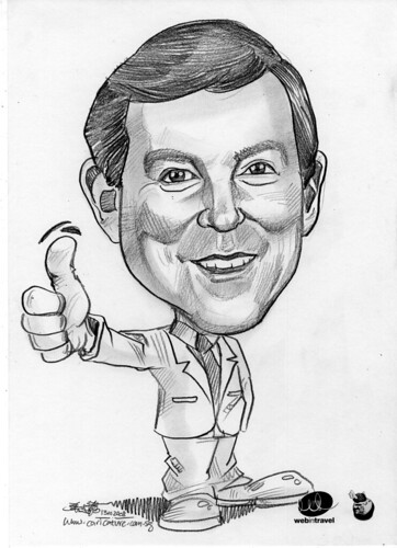 Caricatures Web in Travel 2008 Mike Buckman