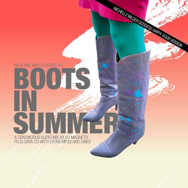 Boots In Summer - cd cover - the new mix DOWNLOAD IT YO by STILETTO NINJA