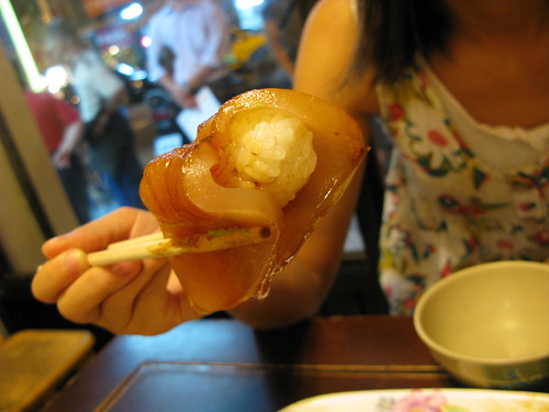 三味食堂-好大的生魚片握壽司啊～～