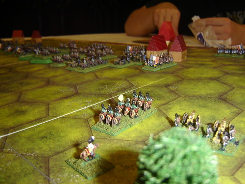 Austrians flank march reaches outskirts of Leibertwolkwitz