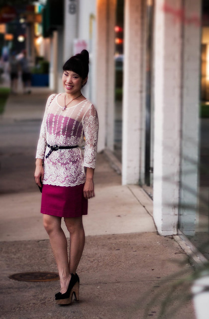 forever 21 lace brocade top forever 21 hot pink strapless dress bebe fiona cork wedges chanel lambskin class flap purse