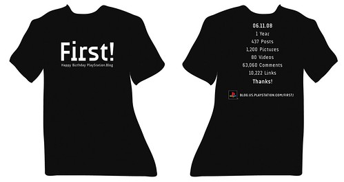 PlayStation.Blog First Birthday T-Shirt