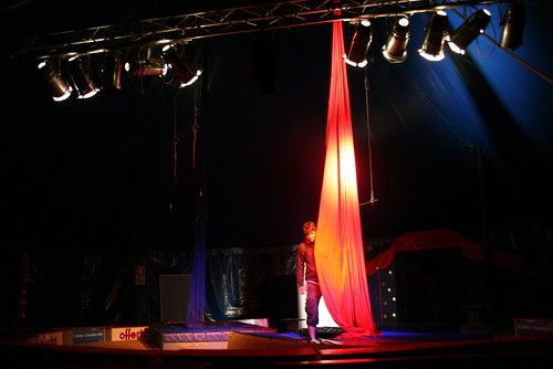 My show, alone in the Big Top.