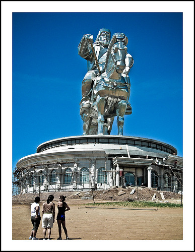  Chinggis Khaan aka Genghis Khan Monument Near Ulaanbataar - Mongolia 