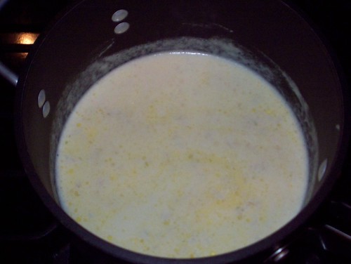 cream and butter for gratin