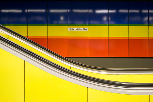 colourful subway