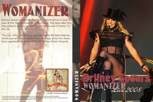 Britney Spears in Womanizer 2008 DVD