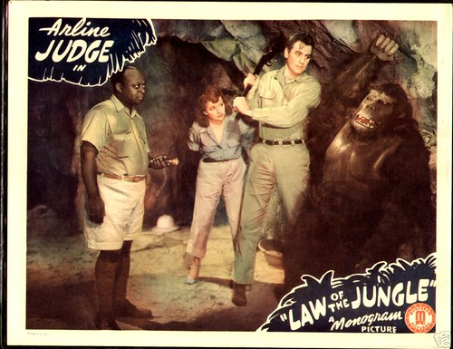 LAW OF THE JUNGLE lobby card
