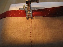 Sewing the side seams II