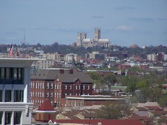 The National Cathedral, from the roof of Senate Square