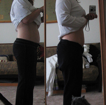 weight gain belly representation
