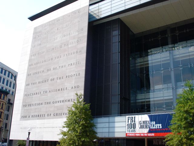 Newseum in DC Exterior