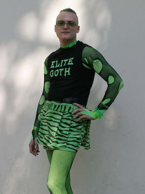 Elite Goth - man in skirt