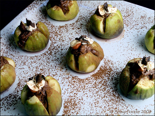 Chocolate Hazelnut Fig Platter