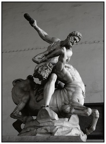 Hercules and a Centaur