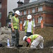 Anies digs, whilst Gary and Ashley supervise