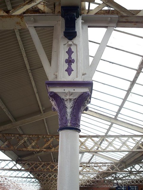 Column by Andrew Handyside and Company of Derby and London - Hartlepool Railway Station