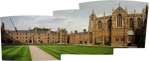 Keble College panorama