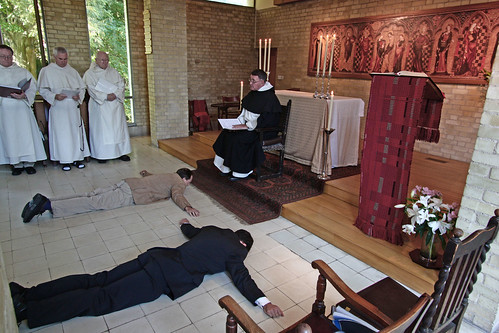 Postulants prostrate