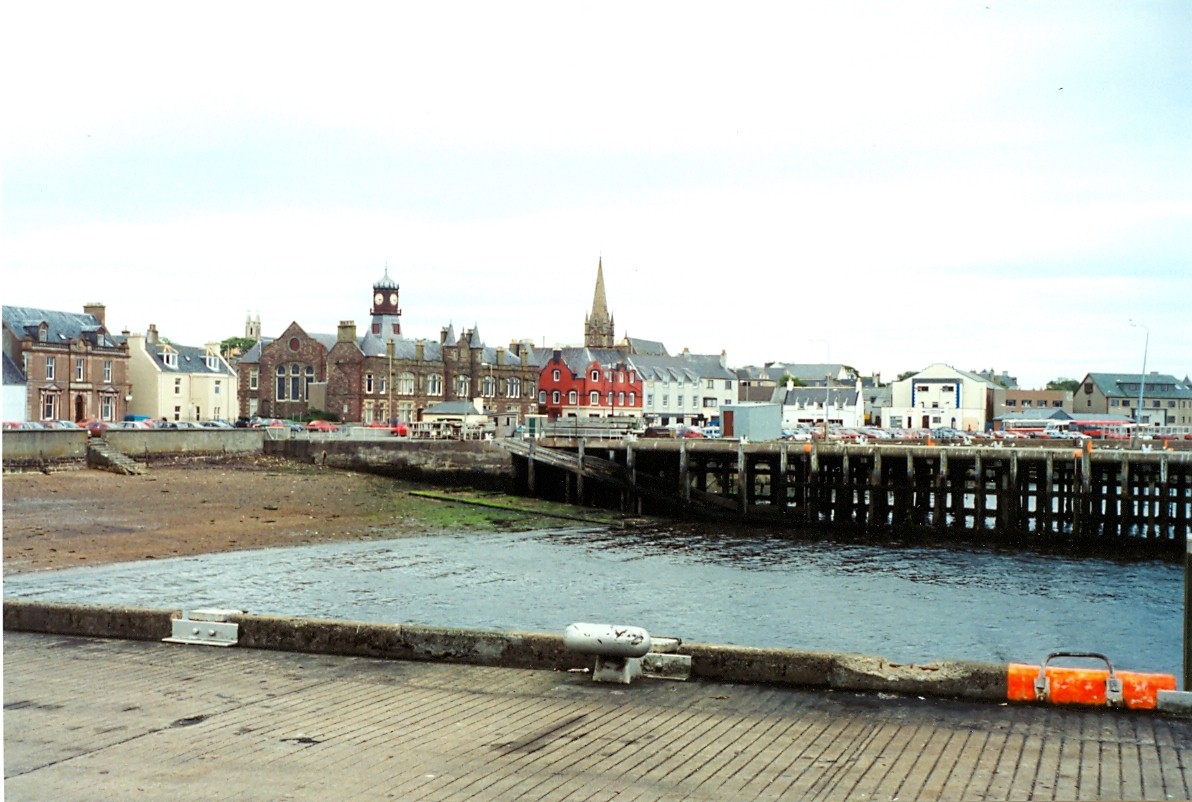 Stornoway from no 1 pier, 25 July 1994