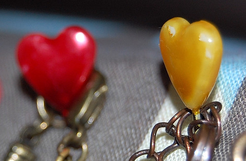 Cute heart pins