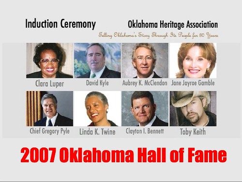 2007 Oklahoma Hall of Fame Inductees