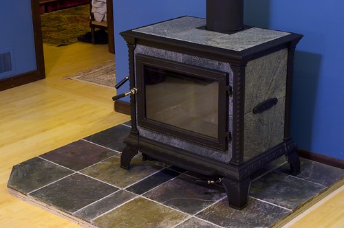 New wood stove by Adam Franco, on Flickr