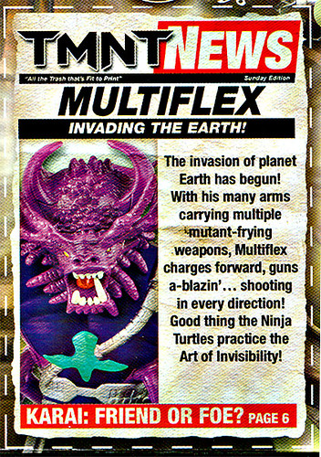 TMNT - "Alien Hunters" // 'MULTIFLEX' Bio Card