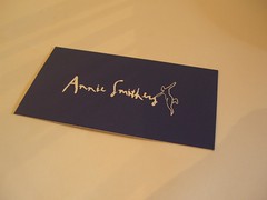 Front - Business Card - Annie Smithers Bistrot